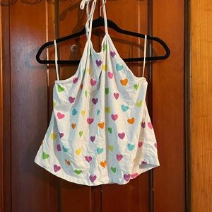 Heart Halter Crop Top